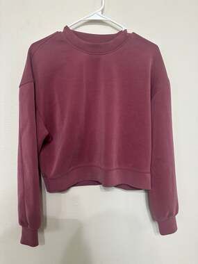 AS Revival Women's Cropped Crewneck Sweatshirt Mauve